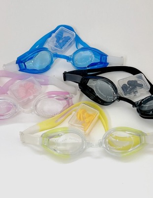 4color 물놀이 필수품 물안경+귀마개+코마개set